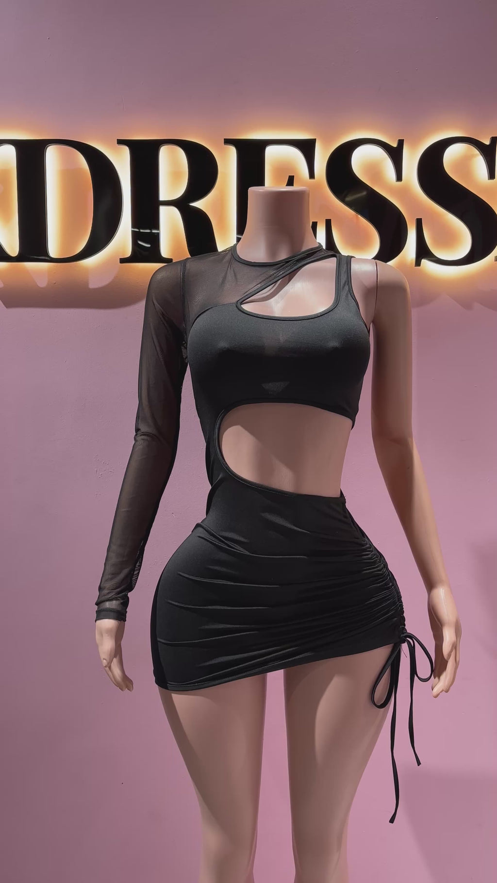 Vestido Cutted Transparencia