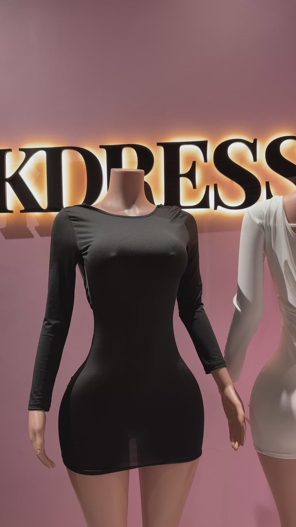 Vestido espalda drapeado