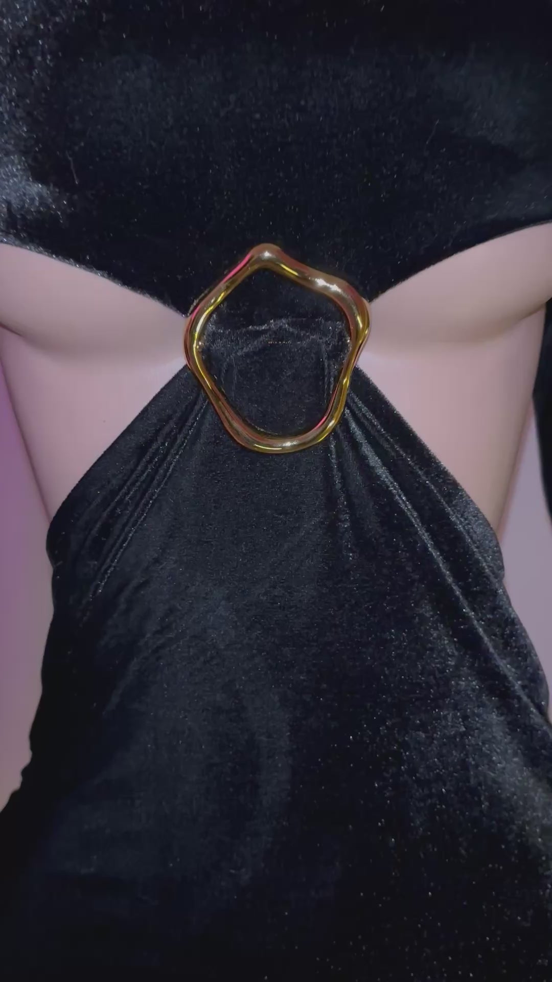 Vestido hebilla terciopelo
