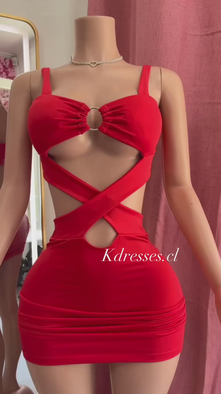 vestido cruzado